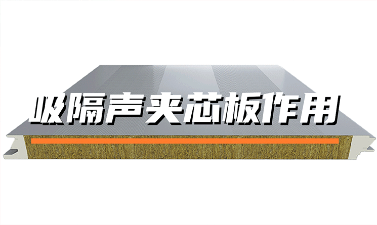 吸隔聲夾芯板的作用